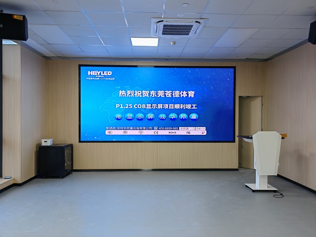 華邦瀛COB顯示屏：點(diǎn)亮每一個(gè)精彩瞬間